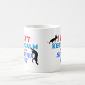 スフィンクス猫の面白いマグカップ コーヒーマグカップ (中央)