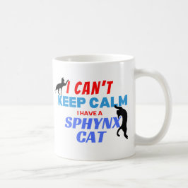 スフィンクス猫の面白いマグカップ コーヒーマグカップ
