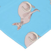 スフィンクス猫イラストレーション テーブルクロス (アングル)