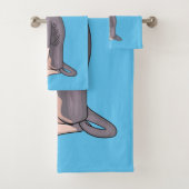 スフィンクス猫イラストレーション バスタオルセット (インサイチュ)