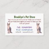 スフィンクス猫イラストレーション 名刺 (正面)