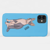 スフィンクス猫イラストレーション Case-Mate iPhoneケース (裏面(横))