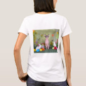 スフィンクス猫イースター Tシャツ (裏面)