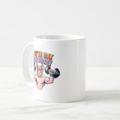 スフィンクス猫ジム仲間 筋肉質な漫画 コーヒーマグカップ (正面左)