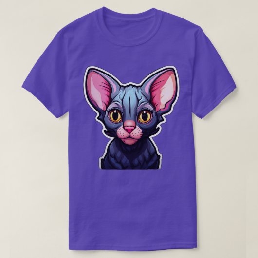 スフィンクス猫スフィンクス毛なし猫1 Tシャツ (デザイン正面)