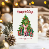 スフィンクス猫ファミリークリスマス シーズンカード