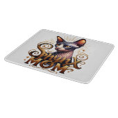 スフィンクス猫ママ カッティングボード (角)