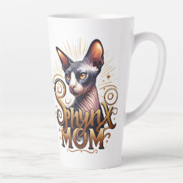 スフィンクス猫ママ ラテ コーヒーマグ 母の日 カフェラテマグ