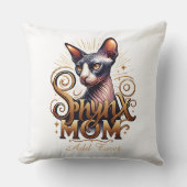 スフィンクス猫ママ 母の日 クッション (正面)