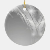 スフィンクス猫メモリアルシルバー追悼アート セラミックオーナメント (裏面)