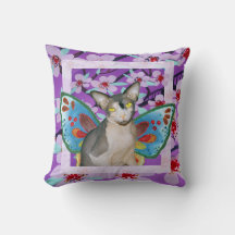 スフィンクス猫忍者妖精パープルフラワー