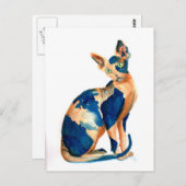 スフィンクス猫6 ポストカード (正面/裏面)