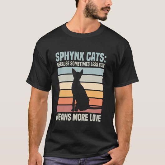 スフィンクス猫 ペット Tシャツ (正面)