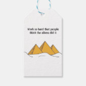 スフィンクス角錐反エジプトクフファローア ギフトタグ (正面)