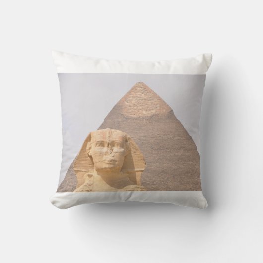 スフィンクス角錐反エジプトクフファローア クッション (正面)