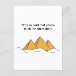 スフィンクス角錐反エジプトクフファローア ポストカード