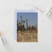 スフィンクス通りフラットグリーティングカード カード (正面/裏面インサイチュ)