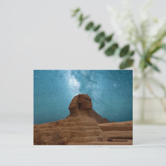 スフィンクス:エジプトのはがき ポストカード (スタンド正面)