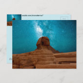 スフィンクス:エジプト ポストカード (正面/裏面)