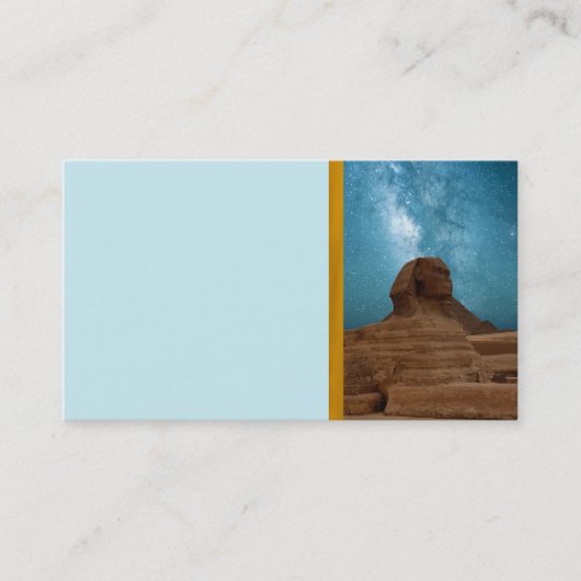 スフィンクス：エジプト 名刺 (正面)