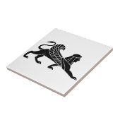 スフィンクス、ギリシャレリーフ、 浮き彫りデザイン タイル (側面)