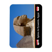 スフィンクス、ピラミッド、カイロ、古代エジプト/ユネスコ マグネット (縦)