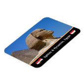 スフィンクス、ピラミッド、カイロ、古代エジプト/ユネスコ マグネット (左側)