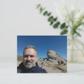 スフィンクス、ブセギ山脈、ルーマニア(デザイン#2) ポストカード (スタンド正面)