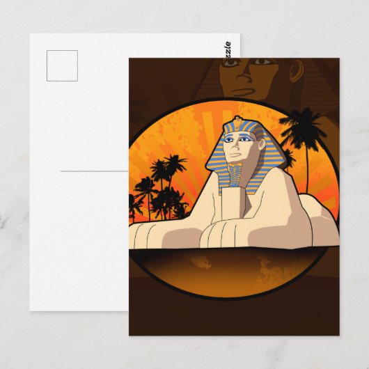 スフィンクス ポストカード (正面/裏面)