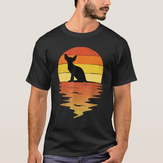 スフィンクス・ミーム・ビンガス・キャット Tシャツ (正面)