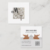 スフィンクス・ルネッサンス・バロック スクエア名刺 (正面/裏面)