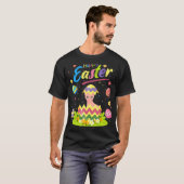 スフィンクス 猫 イースター エッグ スフィンクス猫 ハッピーイースター Tシャツ (正面フル)