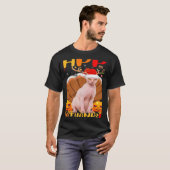 スフィンクス 猫 ハッピー スフィン猫 Hellothanksmas Tシャツ (正面フル)