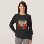 スフィンクス 猫 日の出 子猫 Tシャツ (正面フル)