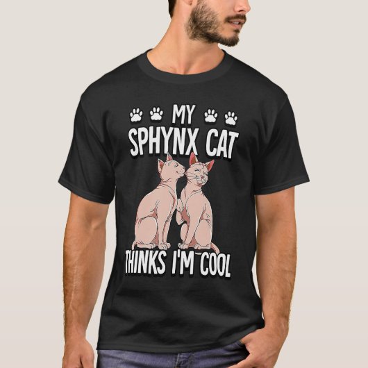 スフィンクス 猫 10 Tシャツ (正面)
