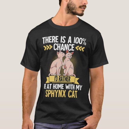 スフィンクス 猫 2 Tシャツ (正面)