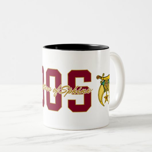 スフィンクス(DOS)ツートーンコーヒーマグの娘 ツートーンマグカップ (正面右)