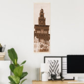 スフォルツァキャッスルミラノ ポスター (ホームオフィス)