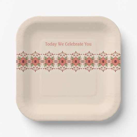 スフォーマルタイル ペーパープレート (正面)