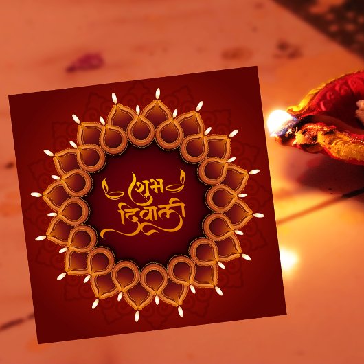 スブディワリ白熱［赤熱］光を放つディヤフェスティバルオブライトレッド シーズンカード