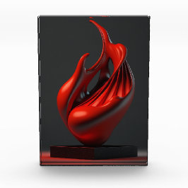 「スプイルの家」「幾何学木壁アート」ポスター フォトブロック