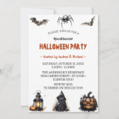 スプオクタキュラーフルムーンハロウィーン怖いパーティー 招待状 (正面)