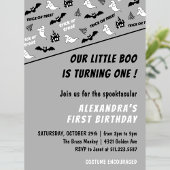 スプオクタキュラ幽霊グレーハロウィーン1歳 招待状