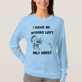 スプオニー・マーチ慢性疾患戦士スプーン理論 Tシャツ (正面)