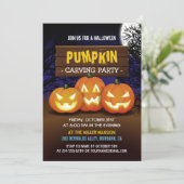 スプクトカキュラカンプキンカービングハローウィンパーティ 招待状 (スタンド正面)