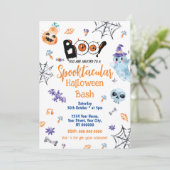 スプクトカキュラハロウィーンバッシュパーティの招待状 招待状 (スタンド正面)