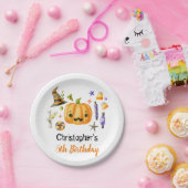 スプクトカキュラハロウィーンバッシュ子供の誕生日パーティー ペーパープレート (パーティー)