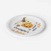 スプクトカキュラハロウィーンバッシュ子供の誕生日パーティー ペーパープレート (アングル)