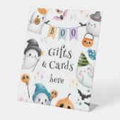 スプクトカキュラハロウィーン誕生日かわいい幽霊ボーイ 台座サイン (正面)