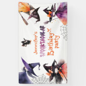 スプクトカキュラーハロウィッチズバースデーパーティー 横断幕 (縦)